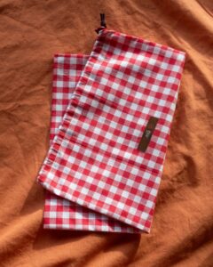 mu checkered bag